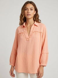 Coco + Carmen - Long Sleeve Gauze Top