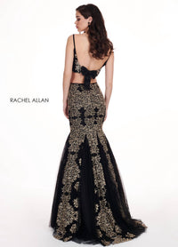 Rachel Allan - Two-piece Long Mermaid Gown