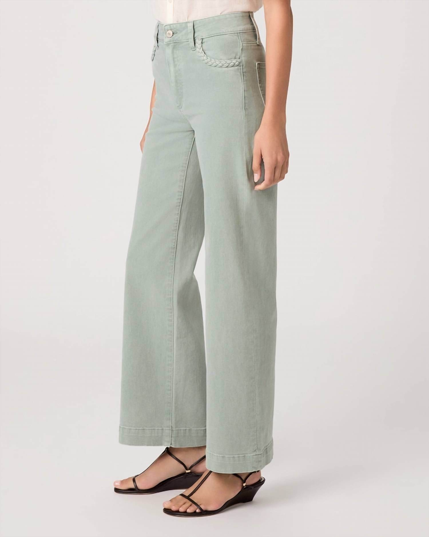 Paige - Anessa 31" Wide Leg Jeans