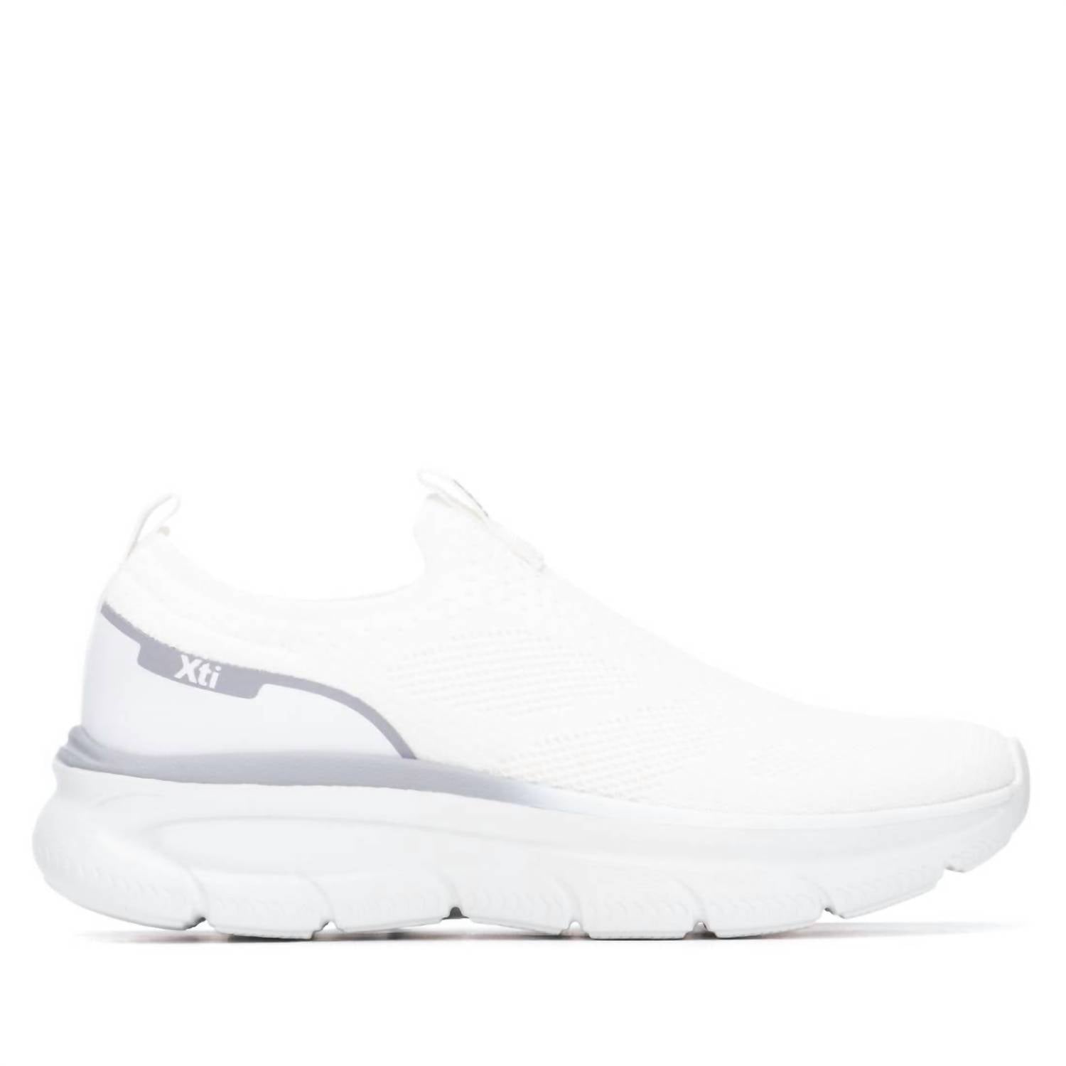 Xti Women's Textile Shoes in white - women's sneaker