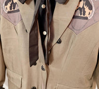 2FlyCo Women's Give 'em Hell Tailored Blazer in beige - women's jacket - alternate view