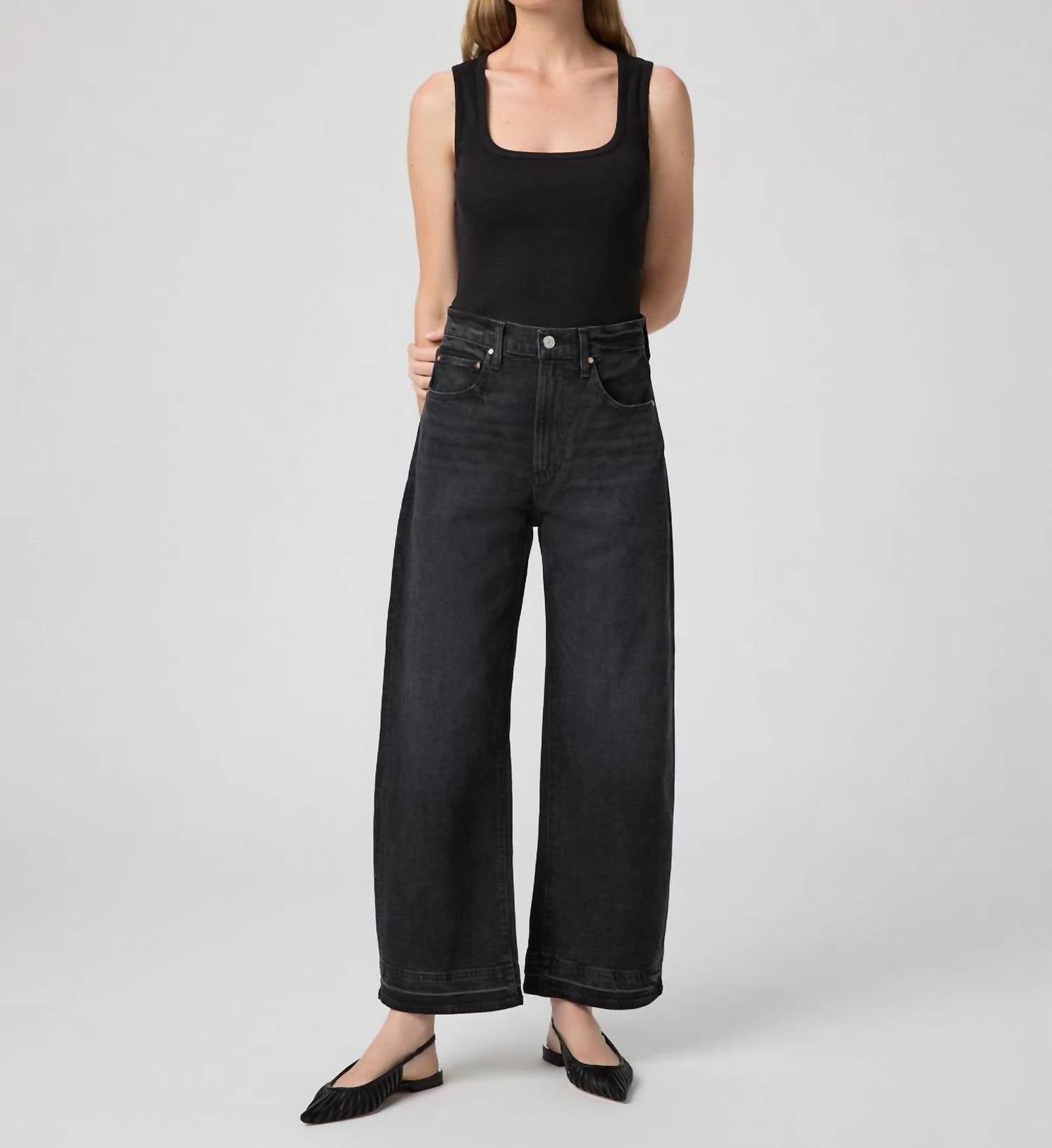 Paige - Arellia Ankle Barrel Leg Jeans