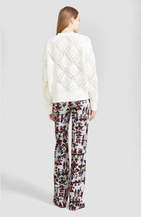 Lela Rose - Dotted Knit Pullover Sweater