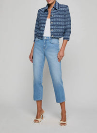 L'Agence - Jia Crop 3/4 Sleeve Jacket