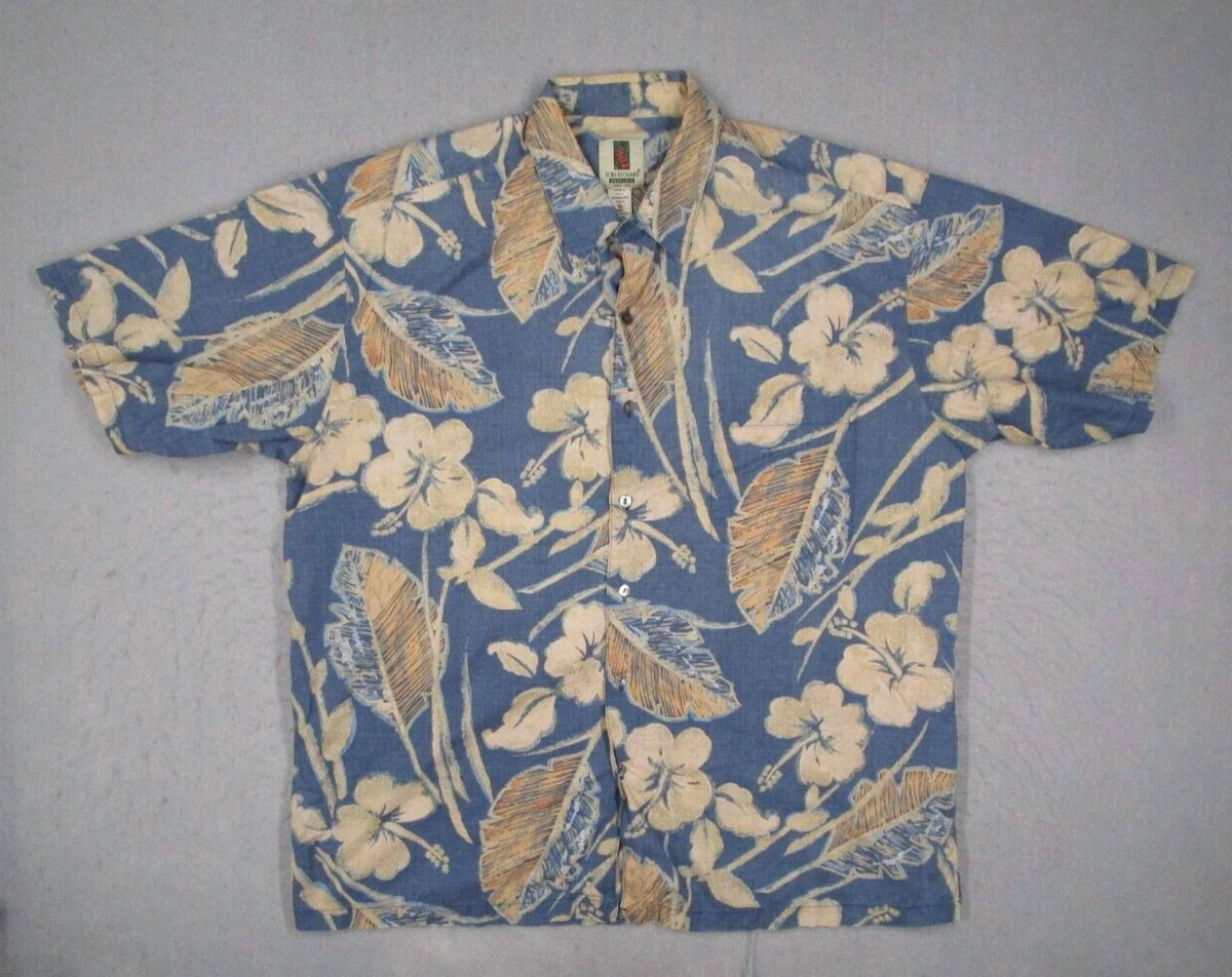 Tori Richard - Men's Hibiscus Lanai Button Up Shirt -plus