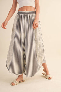 Klesis - Caitlin Dolphin Hem Wide Leg Pants