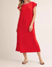 Jodifl My Identity Maxi Dress in tomato red - women's dress