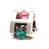 Trollbeads Women's Winter Jewel Small Bead Charm in silver multi - women's jewelry