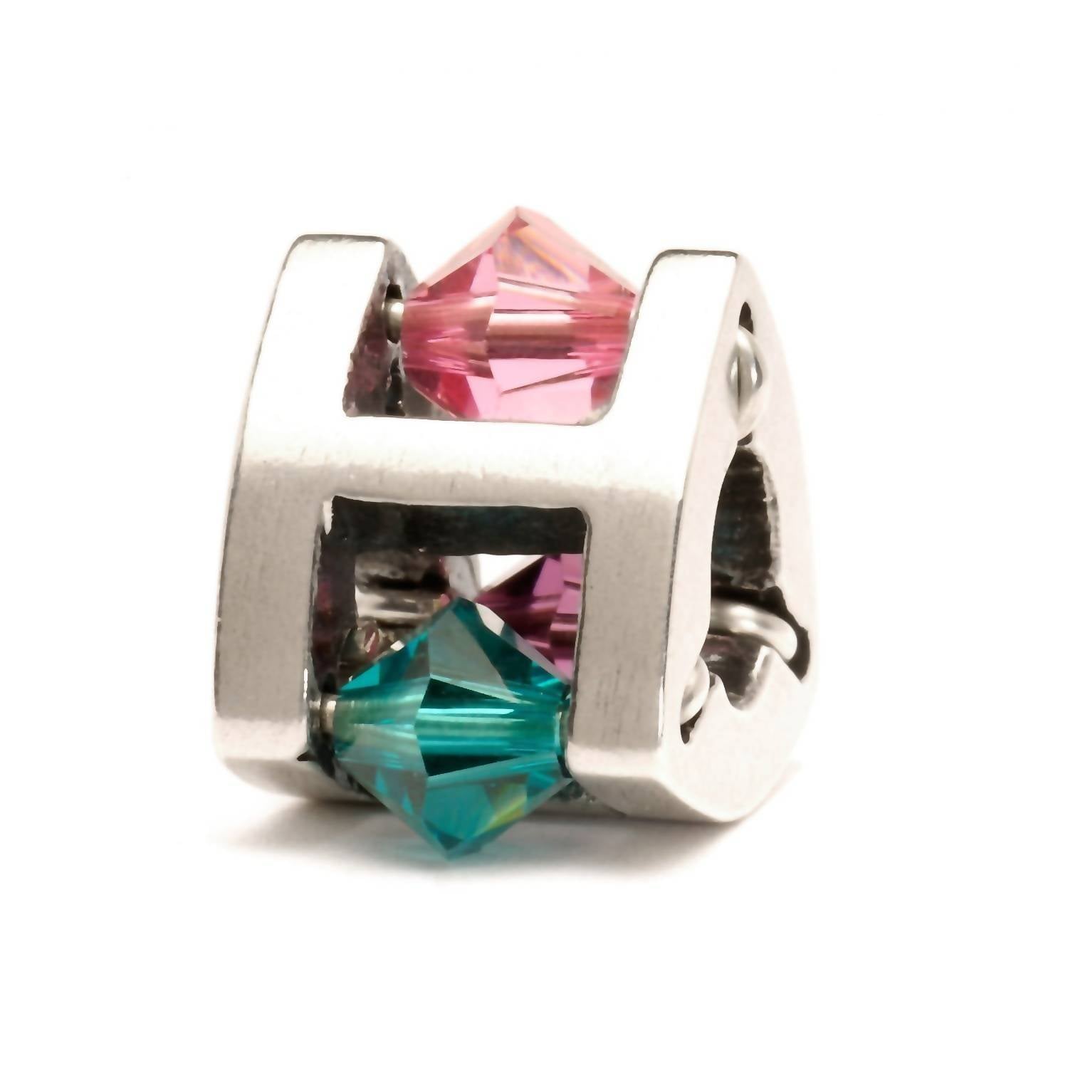 Trollbeads Women's Winter Jewel Small Bead Charm in silver multi - women's jewelry