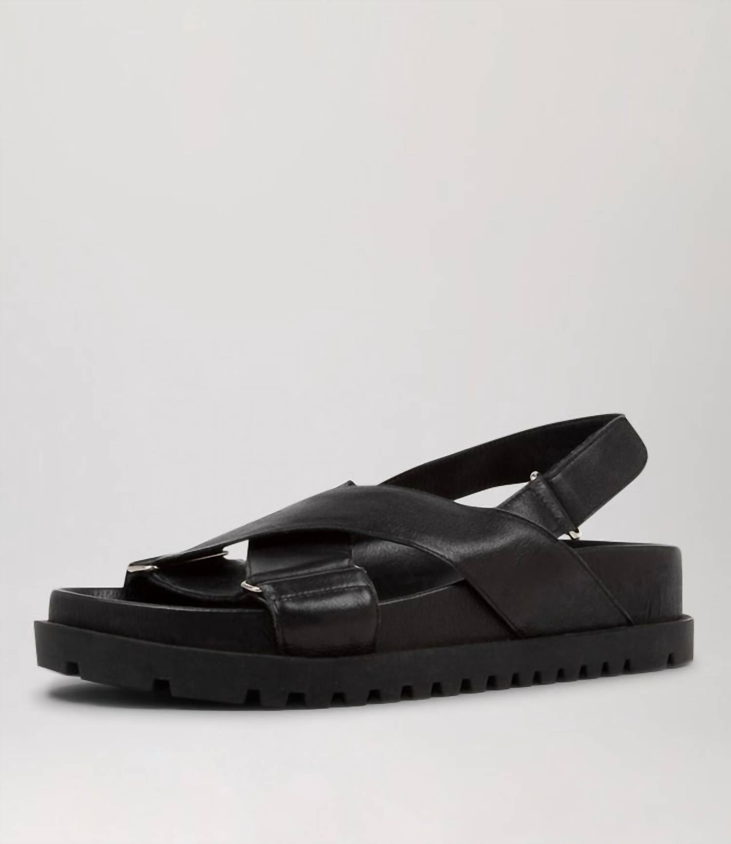 Django & Juliette - Women's Ubari Leather Platform Sandals