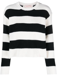 Valentino - Striped Virgin Wool Jumper