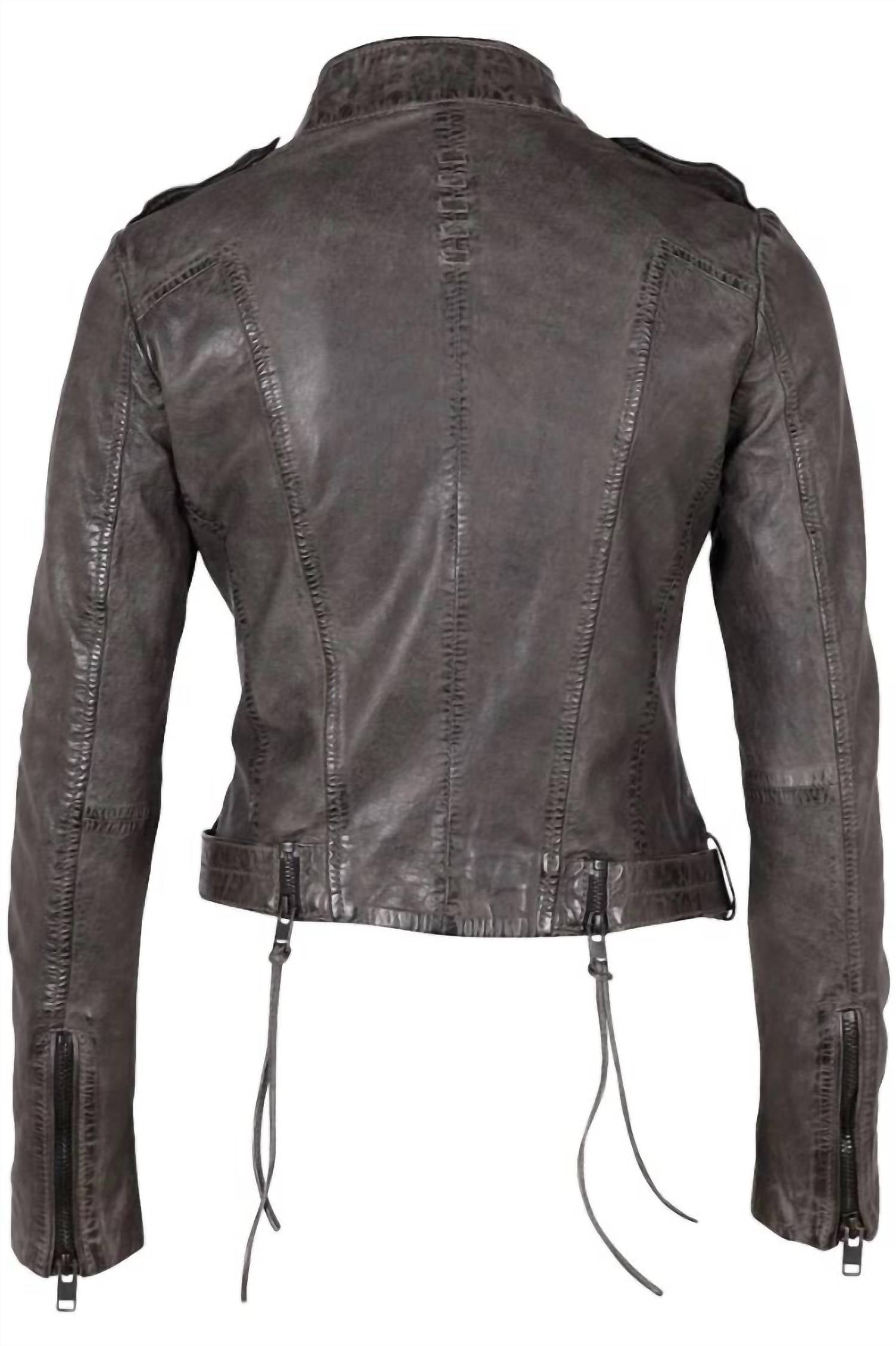 Mauritius - Women's Candice Leather Jacket