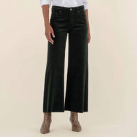 Kut From The Kloth - Women's Wide Leg Raw Hem Corduroy Pants