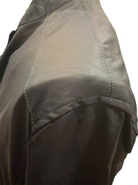For The Republic - Men's Faux Leather Jacket Windbreaker