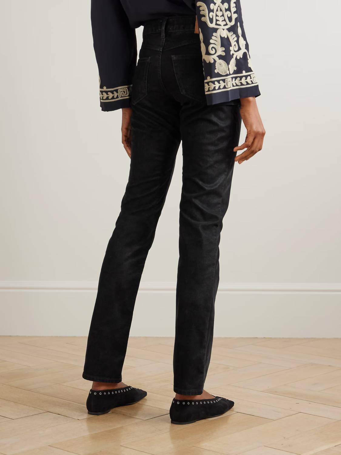 Isabel Marant - Kelsie Faux Leather Skinny Pant