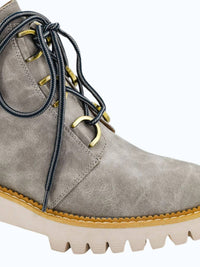Corkys Footwear Women's Trail Ride Bootie in light gray - women's shoe - detail view