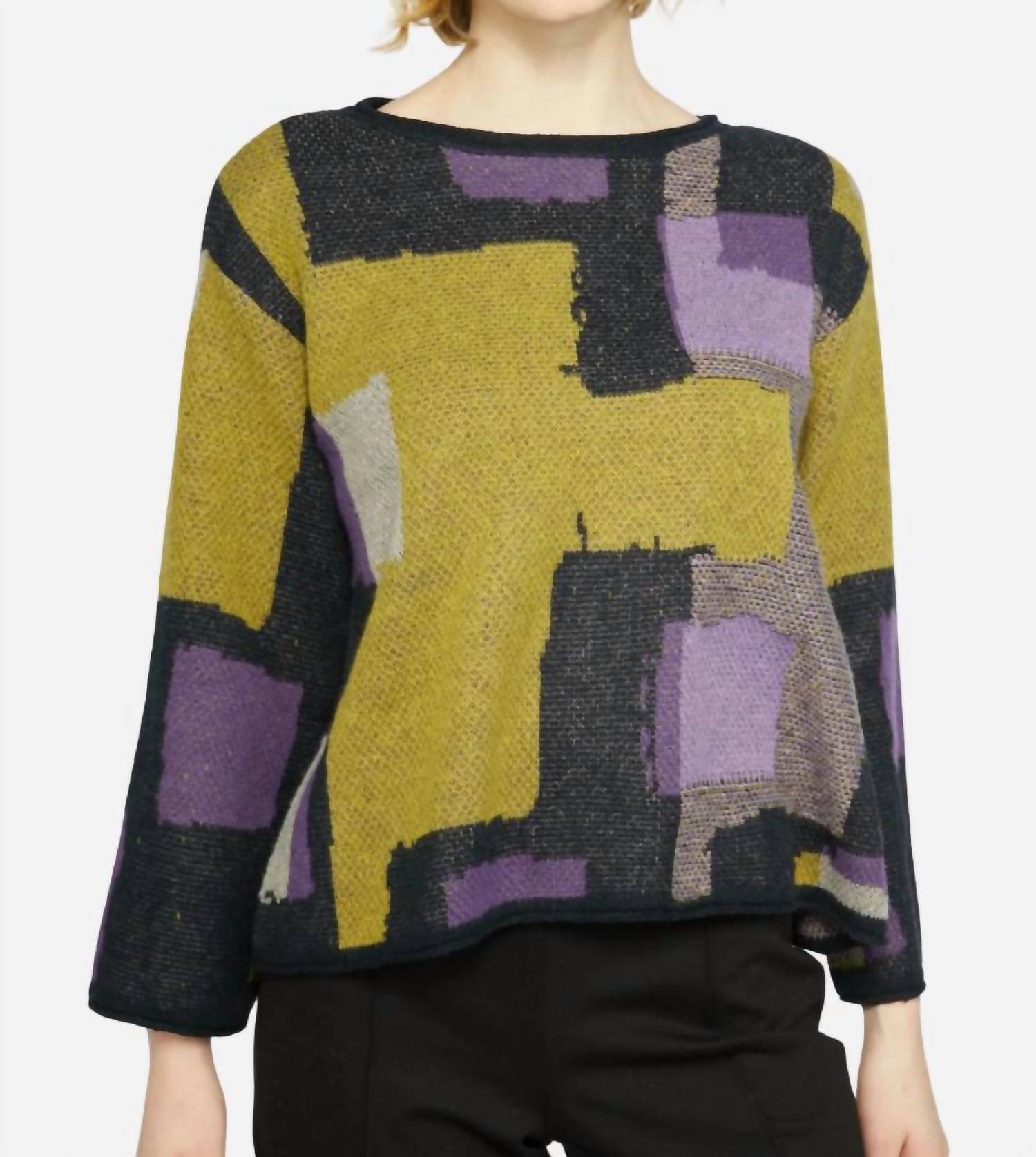 Olivia By Habitat - Collage Swing Pullover Sweater