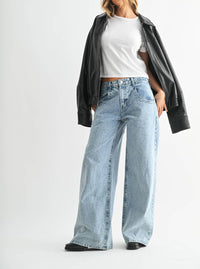 Just Black Denim - Women's Med Relaxed Straight Jeans