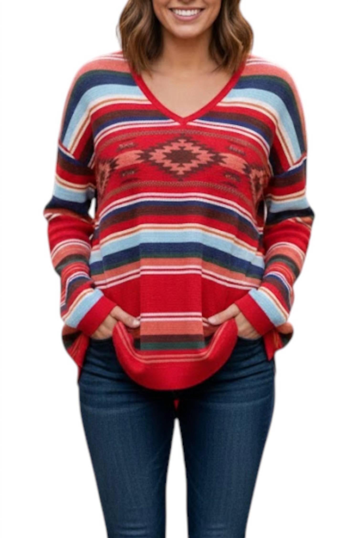 Tasha Polizzi - Melanie Waffle Knit Pullover