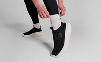 OOFOS Women's Oomy Zen Slip On Shoes in chalk black - women's shoe - view 8