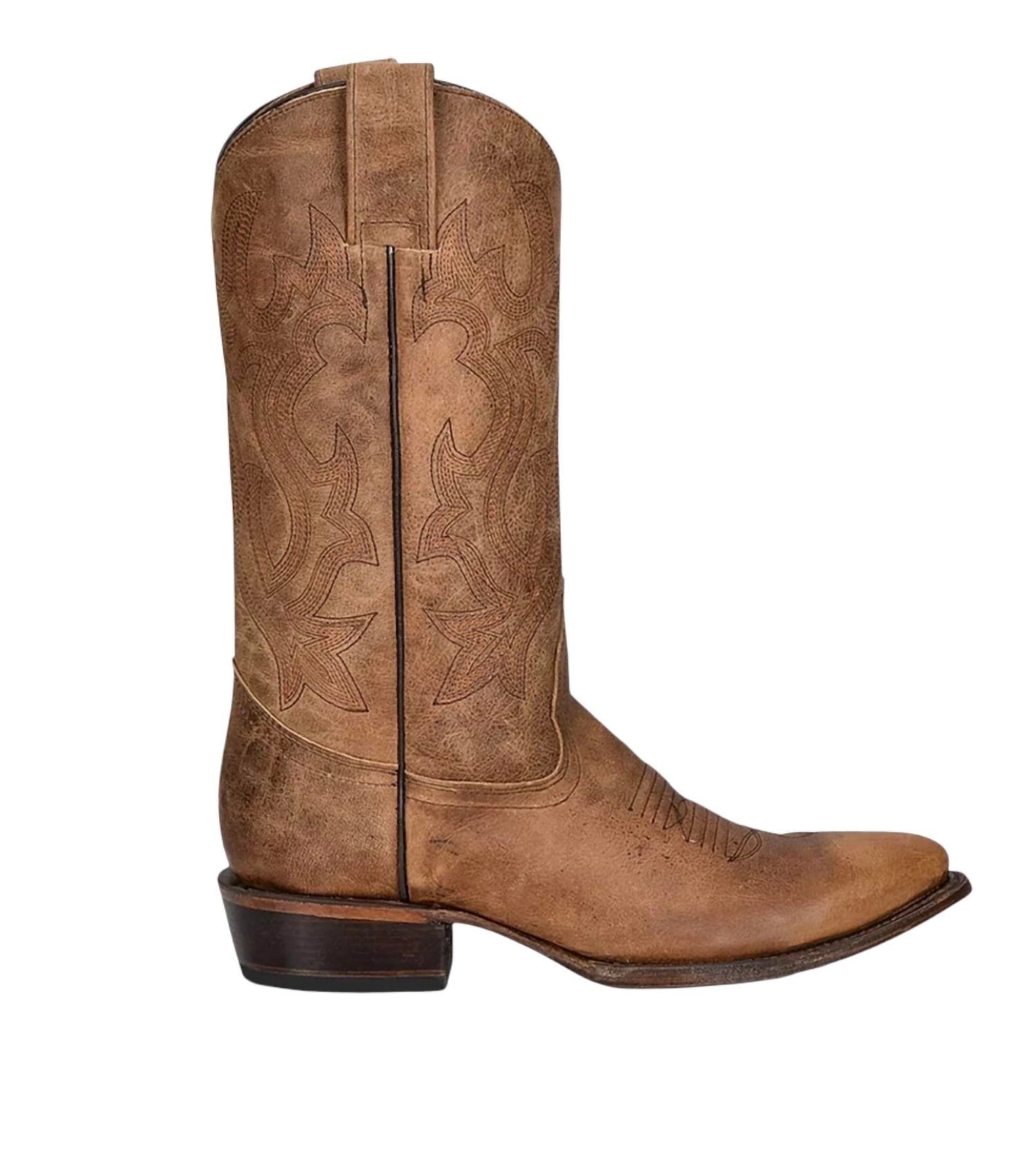 Corral - Men's Embroidery Round Toe Boots