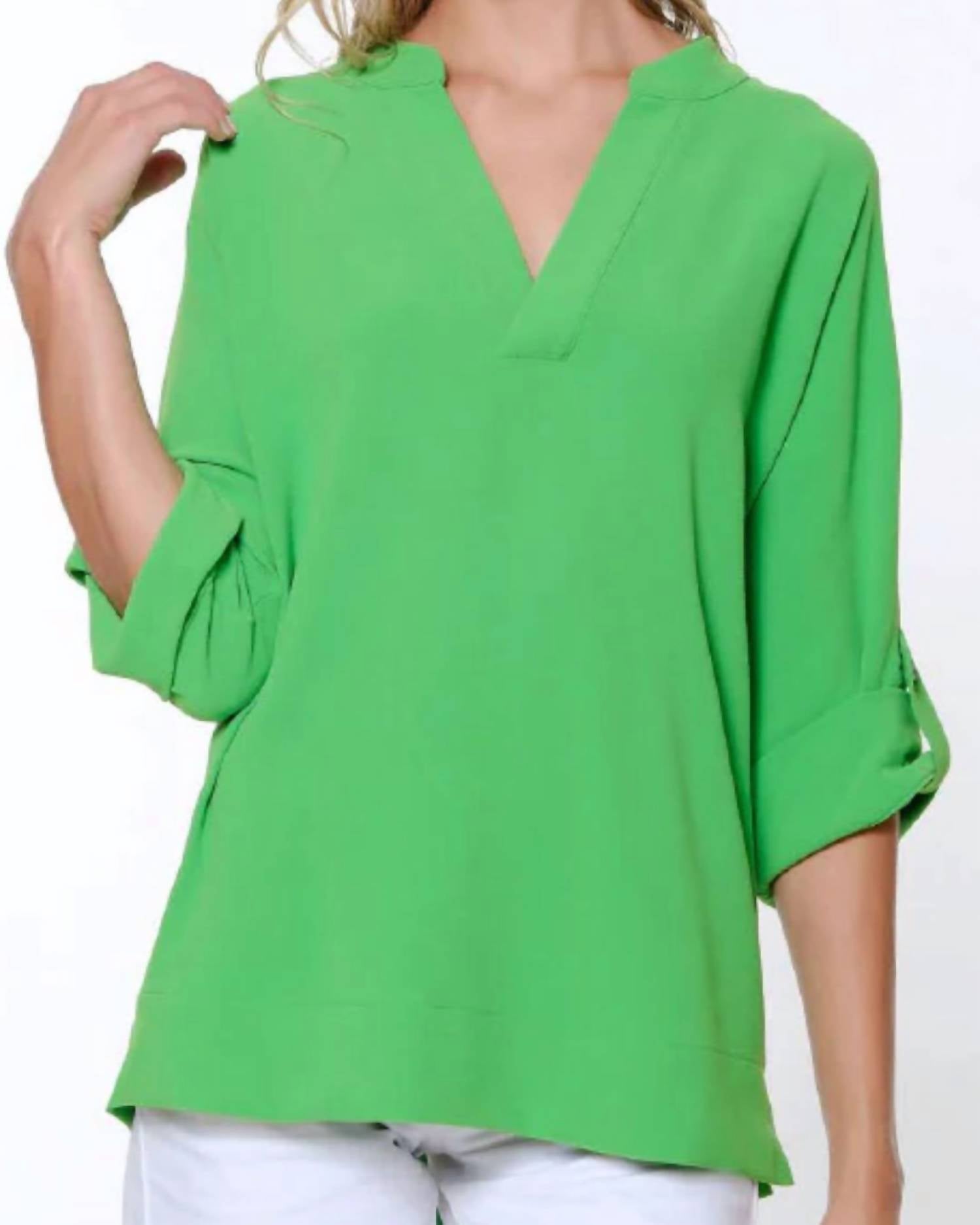Multiples - Woven Novelty Crinkle Top