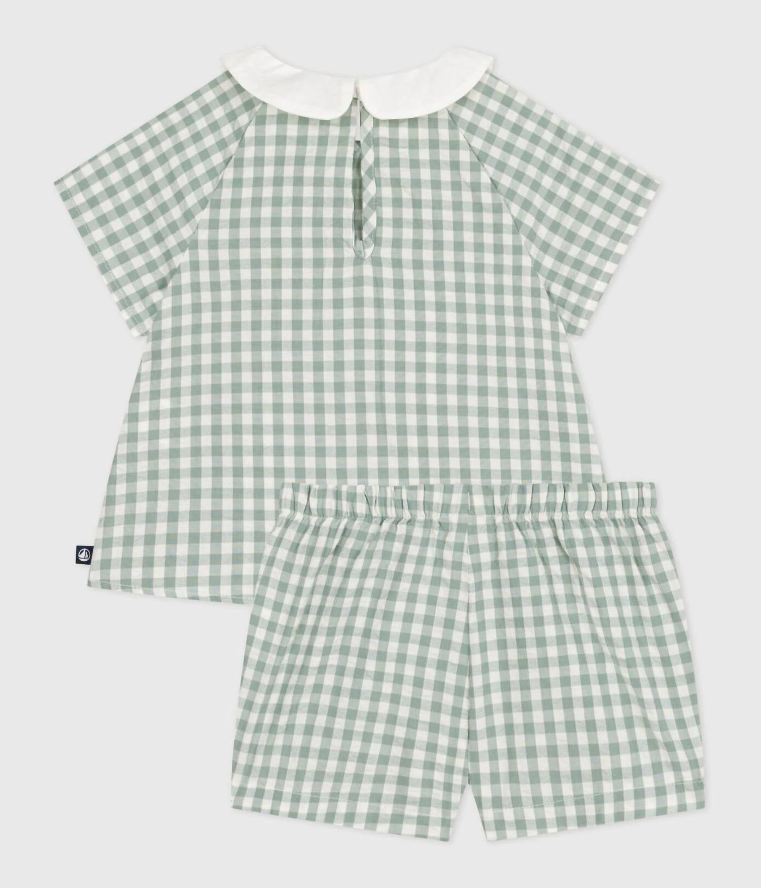 Petit Bateau - Girl's Check Picnic Set