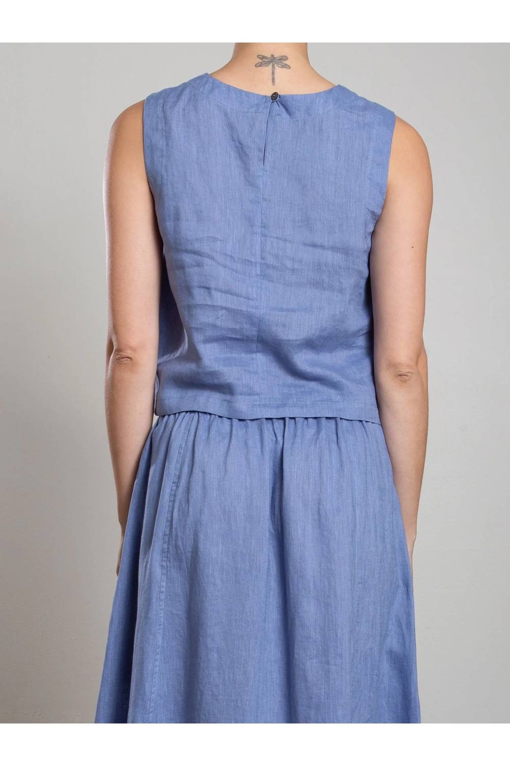 Pharaoh - Tess French Linen Tank Top