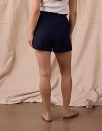 The Normal Brand - Leukos Linen-blend Paperbag Shorts