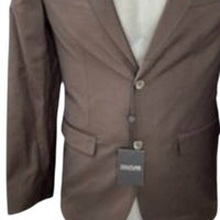 Couture 1910 Men's Single Breasted Blazer Suit in brown - men's jacket - detail view