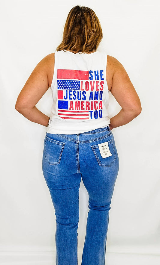 Charlie B - Bootcut Pants With Frayed Asymmetrical Hem