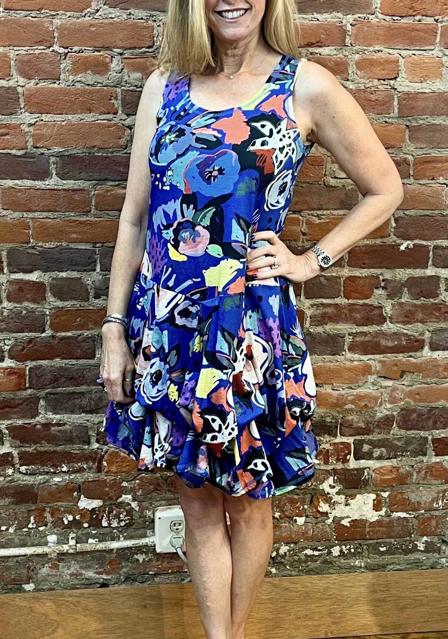 Shana Apparel - Sleeveless Tulip Cotton Mini Dress