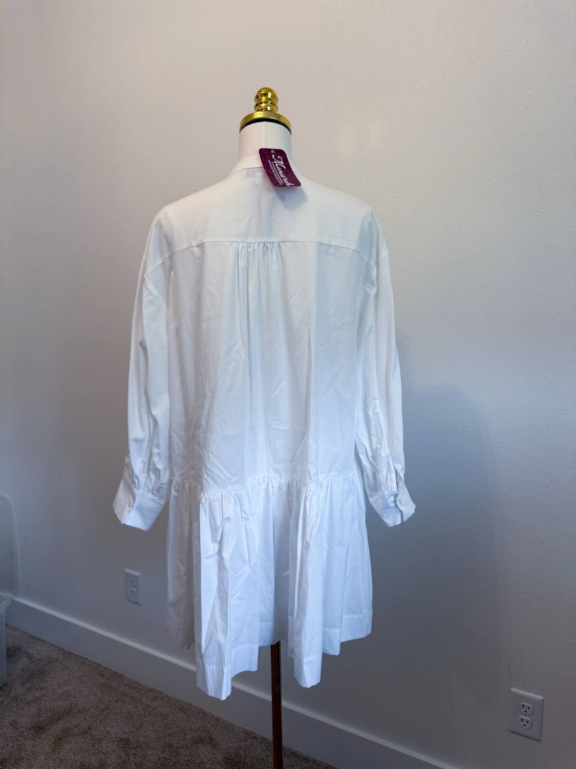 Pinch - Women's Embroidered Button Down Dress