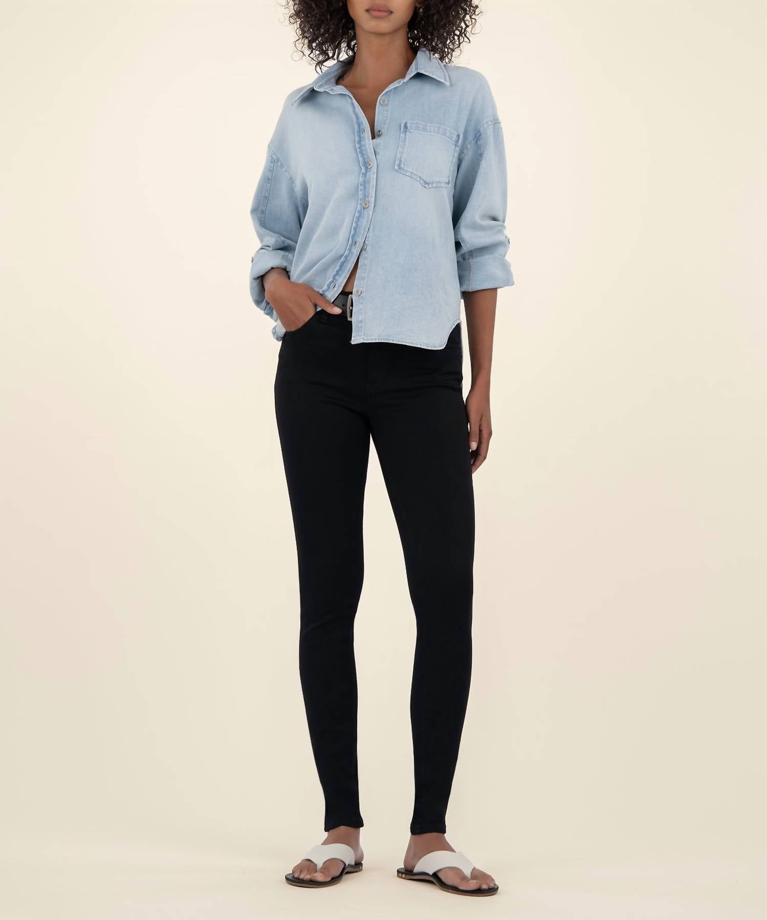 Kut From The Kloth - Mia High Rise Skinny Jeans - Petite