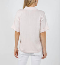 Repeat Cashmere - Split Neck Polo