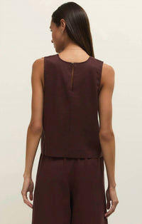 Z Supply - Sloane Linen Cropped Tank Top