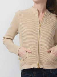 Kinross - Women's Fitted Zip Cardigan