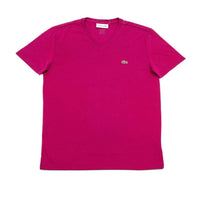 Lacoste - Men's Standard Short Sleeve Pima V-neck Tee