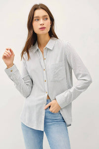 Be Cool - Addison Stripe Classic Shirt