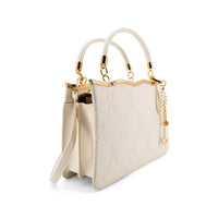 Like Dreams Women's Amara Embossed Top Handle Crossbody Bag in ivory - women's bag - alternate view