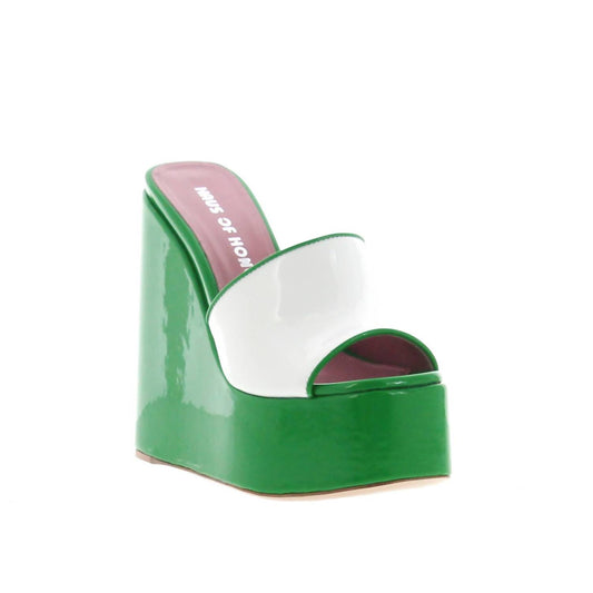 Haus Of Honey - Women's Laquer Doll Platform Wedges