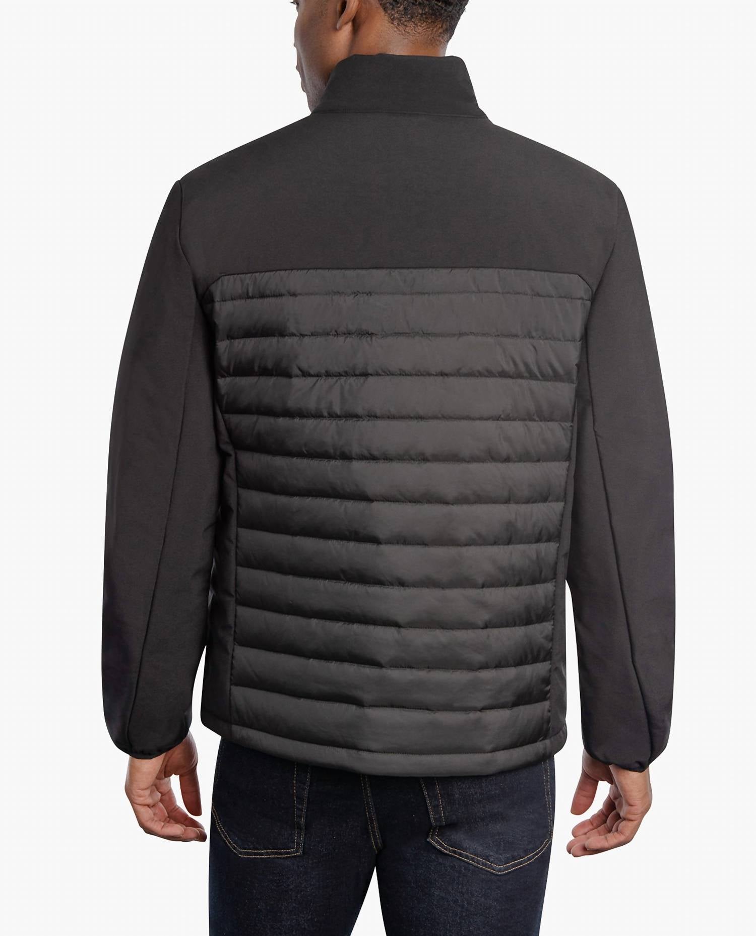 London Fog - Ridgewood Mix Media Midweight Jacket