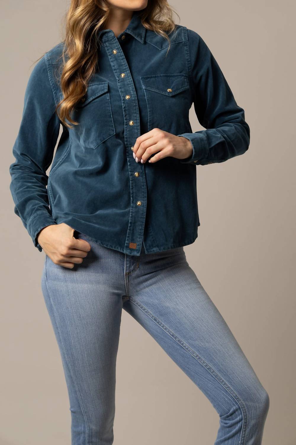 Kimes Ranch - Women's Bonnie Velveteen Button Down Shirt