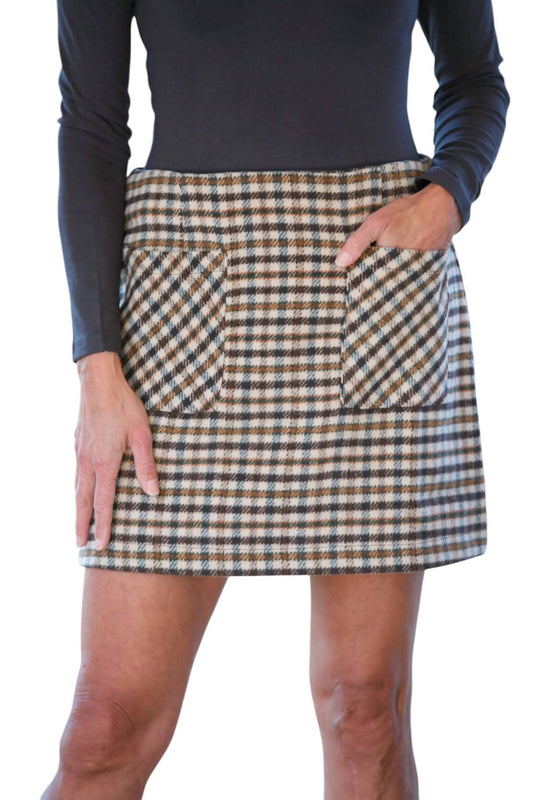 Sage The Label - Lilith Plaid Mini Skirt