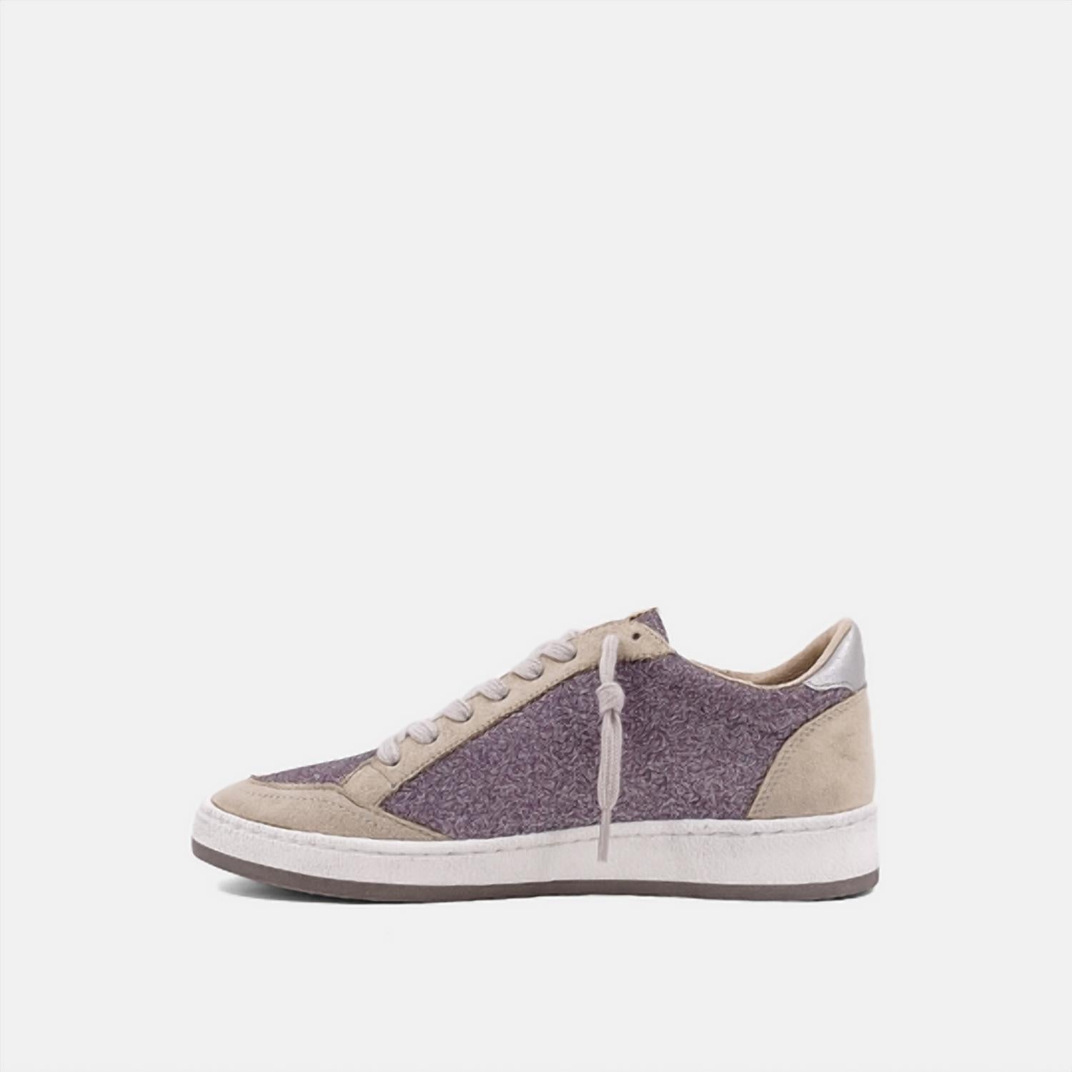 SHU SHOP Women's Paz Sneakers in lilac glitter - women's sneaker - view 4