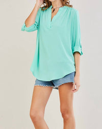 Entro - V-neck Tunic Top