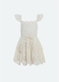 Sea - Girl's Lula Embroidery Tank Dress