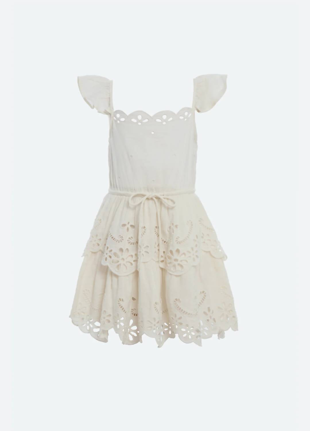 Sea - Girl's Lula Embroidery Tank Dress