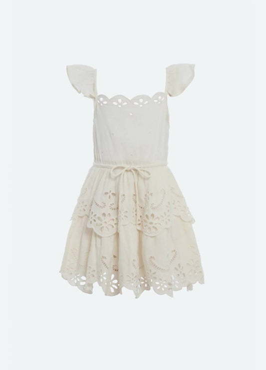 Sea - Girl's Lula Embroidery Tank Dress