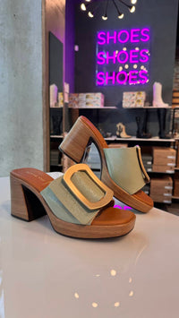 All Black - Women's Hi Elegante Sandals